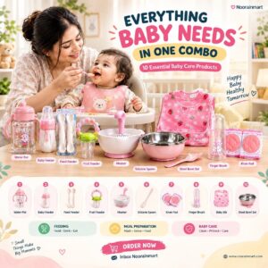 Baby Care Combo Set – 10 Essential Baby Products