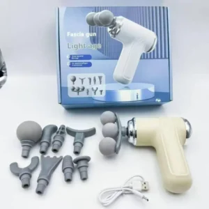 Fascia Massage Gun LM-130 – 9 Massage Heads, 6 Speed Modes